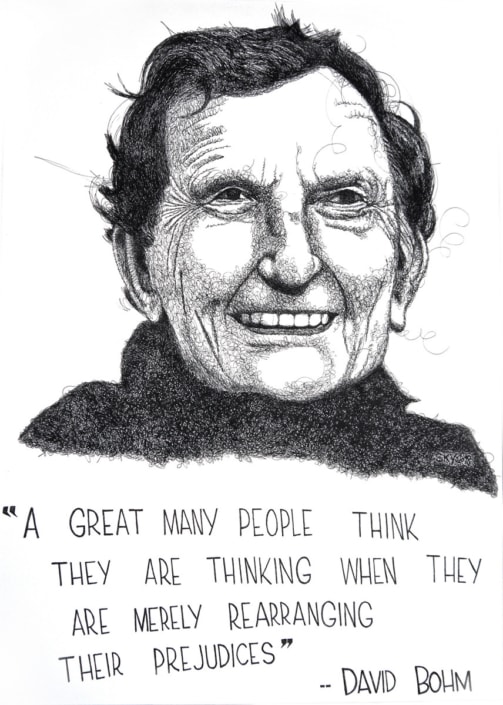 David Bohm portrait