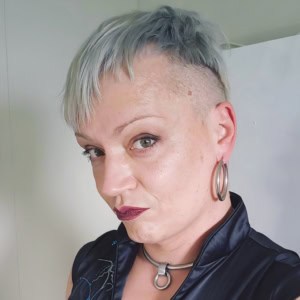 Portrait photo of Sky Hoorne with sidecut, taken August, 02025